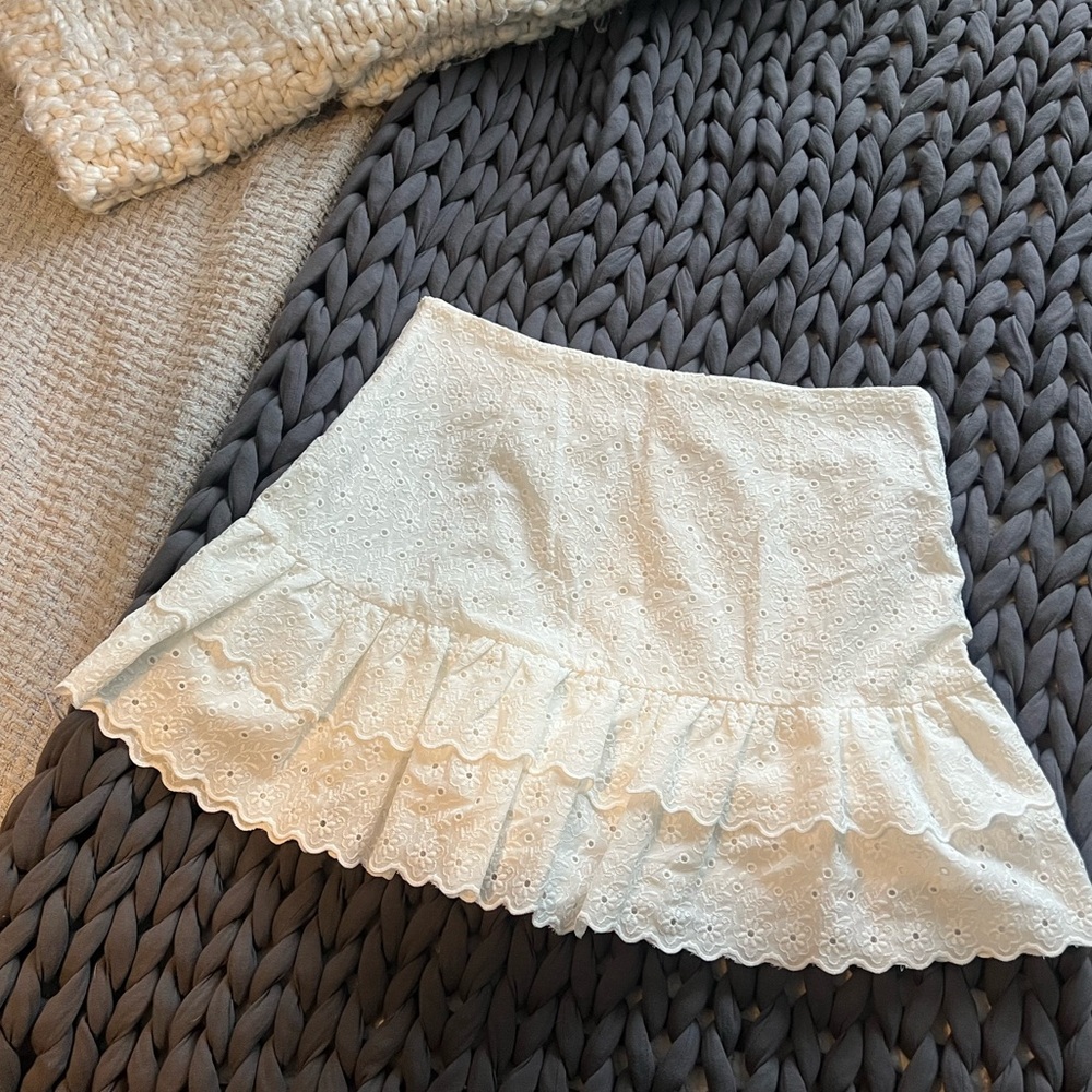 NWOT Zara cotton skirt with built in shorts
